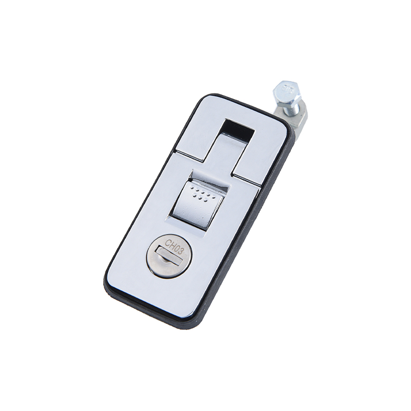 MS718-3C 281g Maliwanag na Chrome Base Compression Type Mga Lock ng Cabinet