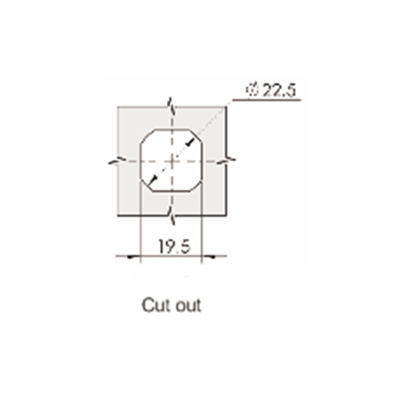 MS816-1-4S Compression Latch Locks Square 8*8mm Lock Cylinder na Walang Notch MS816-1-4S Compression Latch Locks Square 8*8mm Lock Cylinder na Walang Notch