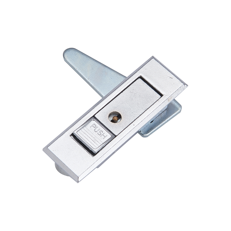 MS720 Plastic Button na may Lock Cylinder Flat Door Locks