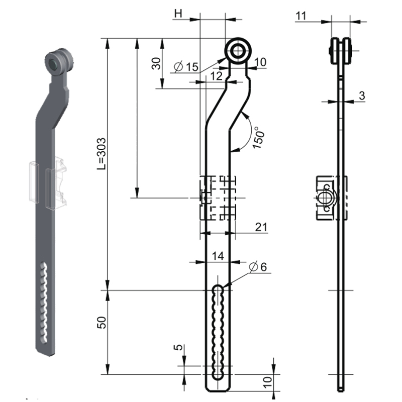 LG006-C Multi-modelong Connecting Rod Accessories